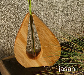 váza dřevěná-jasanová - 2