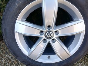 alu VW Passat B8 zimní 215/55/17, alu original VW 5x112 17" - 2