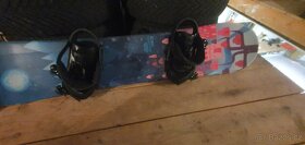 Snowboard 138cm včetně vázání možno i s botami Cygnus - 2