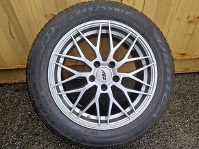 5x112 r17 kola disky audi elektrony alu zimni 225 55 17 - 2