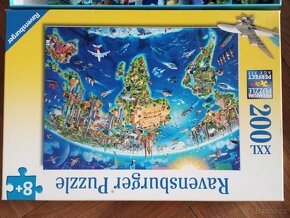 Ravensburger Puzzle 8+ let 200 dílků XXL Svet - 2