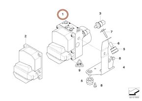 ABS DSC Pumpa BMW E53 X5 4,4i 210kW 0265950004 - 2