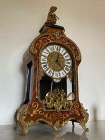 Velké stolní starožitné hodiny ve stylu A.Boulle-Tiffany - 2