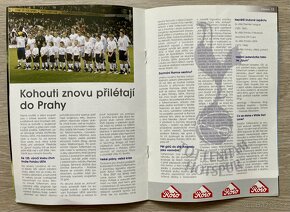 Program Slavia Praha vs. Tottenham - UEFA CUP - 2