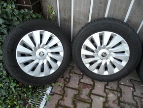 Pěkná Zimní Sada Škoda,VW,Audi,205/60/16 ET 46 5X112 - 2