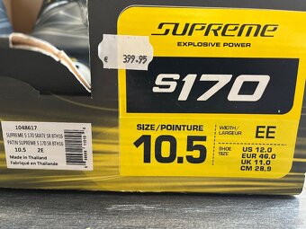 Prodám pánské brusle Bauer supreme S 170 velikost 45 - 2