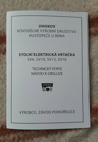 Návody vrtaček a závitořezů - 2