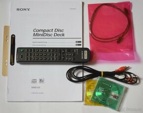 Dálkové ovládání RM-D37M - MD Sony MXD-D3 nebo D4 minidisk - 2