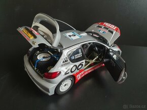 Peugeot 206 wrc 1:18 Autoart rally rarita Gronholm - 2