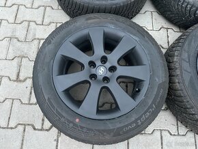 4x al kola 5x114,3 17 + pneu zimní 225/60 R17 - 2