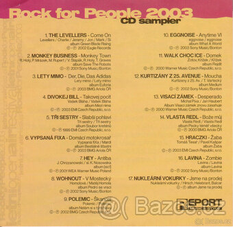 Rock for People – Český Brod 3.-6.7.2003 CD - 2