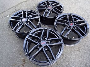 Alu disky černé Autec, 17", 5x108, ET 45, šířka 7,5J - 2