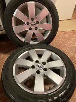 4ks Alu kola ford Mondeo 5x108 s pneu 205/55/R16 letní - 2