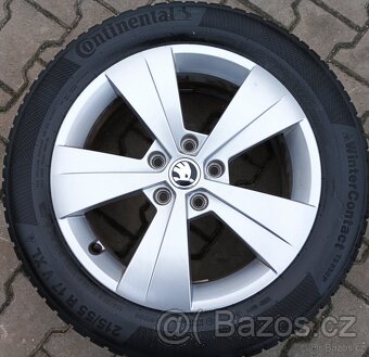 Originál alu sada disků Škoda Superb III 5x112 R17 Triton - 2