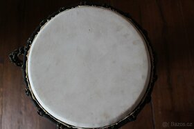 Djembe Buben Mahagon 61cmx29 cm + poukaz na kurz bubnování - 2