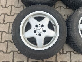 4x al kola 5x112 16 + pneu zimní 225/55 R16 - 2