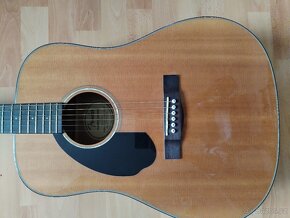 PRODÁM Levoruká Fender CD-60S LH NAT Dreadnought Kytara - 2