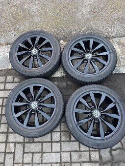 ORIGINÁL Alu Volkswagen Dijon R17, 5x112- TOP STAV - 2