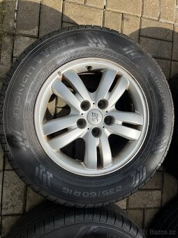4x litá kola 5x114 R16, letní pneu 80% - 2