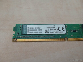 1X 4GB DDR3 1600MHz RAM Kingston - low profile (Celkem 4GB) - 2