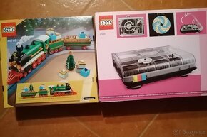 Lego Creator Vánoční vlak 40700 a Retro Gramofon 40699 - 2