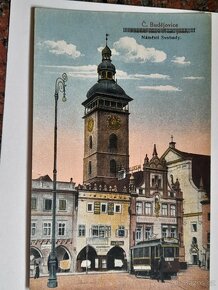 Staré kolorované pohlednice Č.Budějovice - 2