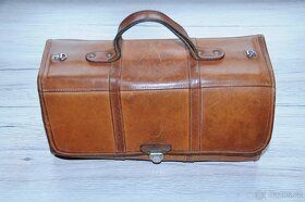 dámská kožená kabelka - kufřík - 2