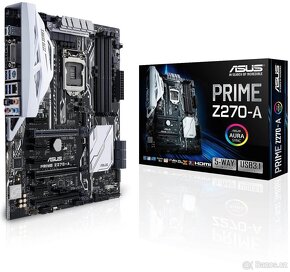 CPU i7-6700K; MB ASUS PRIME Z-270-A; RAM DDR4 32GB Kingston - 2