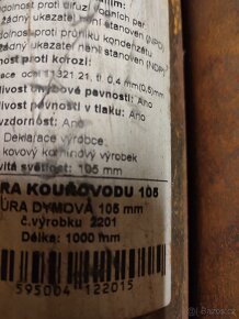 trubky roury kourovod kamna 105mm prodam - 2