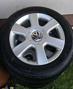 Originální alu kola VW se zimními pneu Kleber 205/55/16 - 2