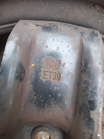 Plechový disk OPEL KFZ 6,5Jx16 5x110x65 ET39 - 2