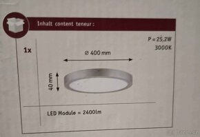 Stropní kulaté LED svítidlo Paulmann Lunar Ø40cm - 2