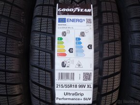 Zimní pneu 215/55/18 R18 Goodyear - NOVÉ - 2