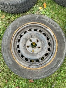 4x sada 6Jx15 H2 E47 + 195/65 R15 Zimní pneu - 2