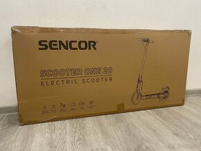 Nová-nerozbalená elektrická koloběžka Sencor scooter one 20 - 2