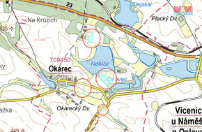 Prodej pole, podíl 1/4, 45222 m², Okarec - 2