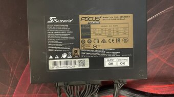 Modulární zdroj Seasonic Focus Plus 550 Gold - 2