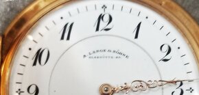 Zlaté tříplášťové A. Lange & Söhne.18kt. - 2