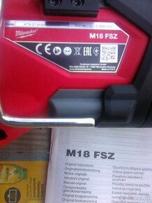 Milwaukee M18 FSZ-0 aku šavlová pila ocaska - 2