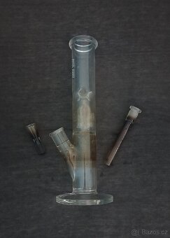 Super Heroes Bong s Perkolací Transparent Straight Ice 30 cm - 2