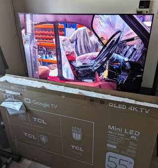 Zánovní TCL 55C845 MINI LED QLED 144Hz PC: 22 990,- - 2