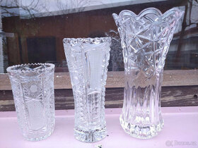 váza z liatinového skla a krištálové - 2