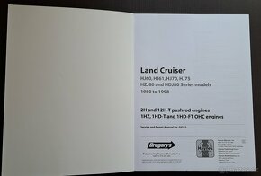 Toyota Landcruiser 60, 70, 80-Opravárenský manuál - 2