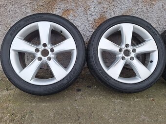 Alu kola R17 5x112 VW + letní pneu 225/45/17 - 2