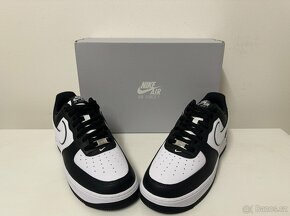 Nike Air Force 1 07 White Swoosh Panda vel.44/28cm - 2