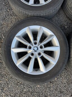 Sada letních alu kol Škoda 5x112 Nexen Nblue HD 205/55 R16 - 2