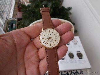 rare typ funkcni hodinky prim 21 jewels automatic rok 1980 - 2