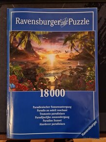 Puzzle Ravensburger Západ slunce v ráji 18000 - 2