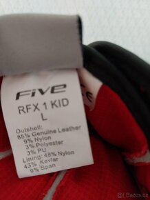 FIVE dětské rukavice na moto RFX 1 Kid vel.L - 2