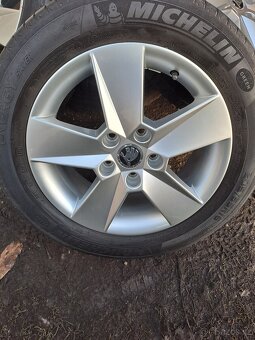 Alu kola 5x112 originál Škoda Octavia III 205/55 R16 - 2